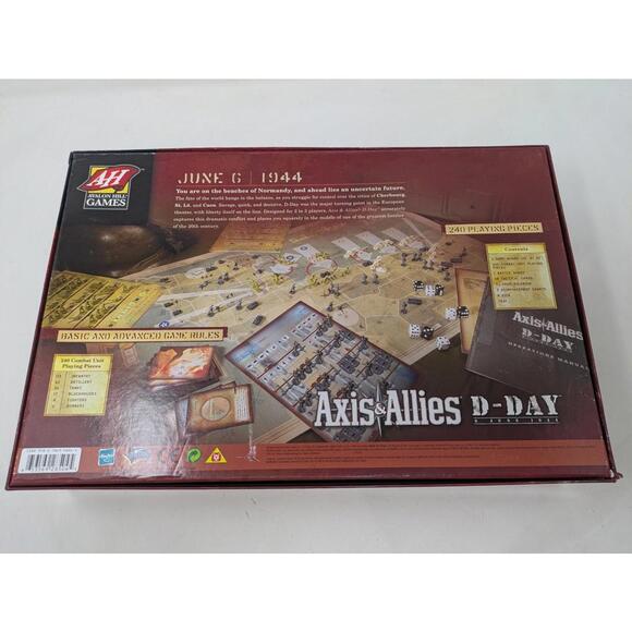 Axis & Allies D-Day 6 June 1944 | Avalon Hill Board Game | 100% Complete - Picture 6 of 6